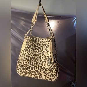 Carlos Santana Large Satchel Animal Print, Leopard, Purse NWOT